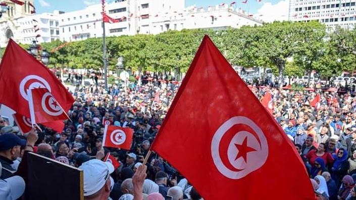 Manifestation à Tunis pour la libération des opposants politiques