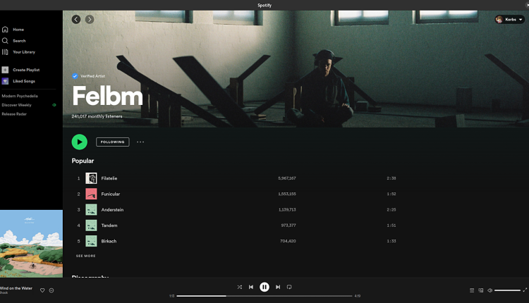 Spotify est un service suédois de streaming musical sous la forme d'un logiciel propriétaire et d'un site web.